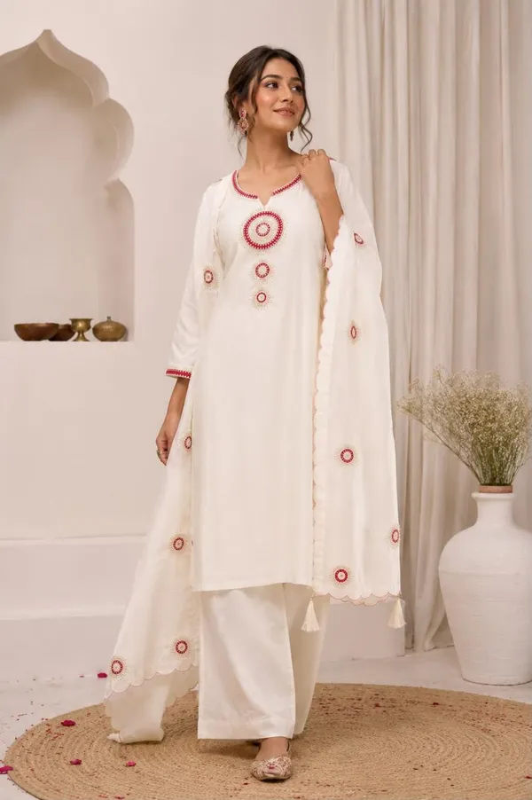 White_Mal_Chanderi_Embroidered_Straight_Kurta_3_Piece_Suit_For_Women