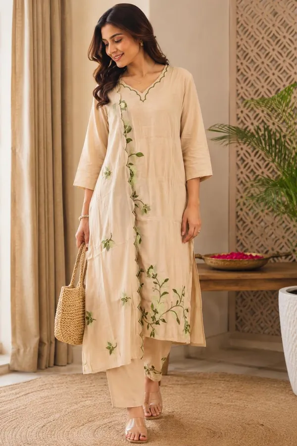 Beige_Mal_Chanderi_Straight_Embroidered_3_Piece_Suit_For_Women