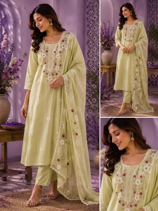Pista_Green_Mal_Chanderi_Straight_Embroidered_3_Piece_Suit_For_Women