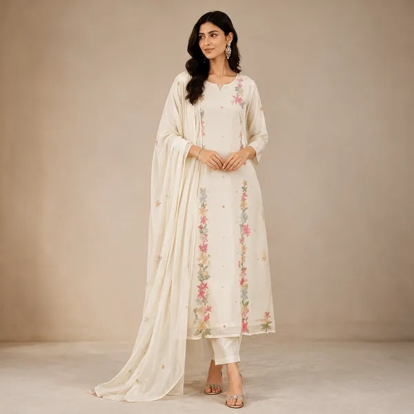 Ivory_Mal_Chanderi_Embroidered_Straight_Kurta_3_Piece_Suit_For_Women