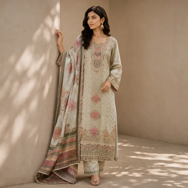 Beige_Poly_Chiffon_Printed_Straight_Kurta_3_Piece_Suit_For_Women
