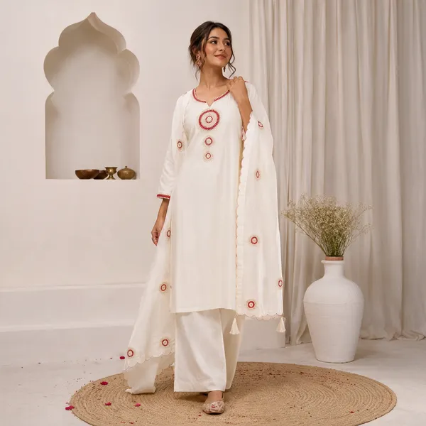 White_Mal_Chanderi_Embroidered_Straight_Kurta_3_Piece_Suit_For_Women