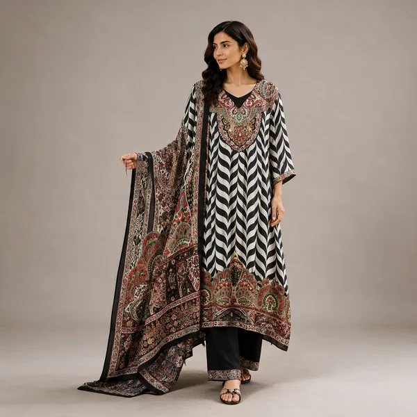 Black_Natural_Crepe_Printed_Straight_Kurta_3_Piece_Suit_For_Women
