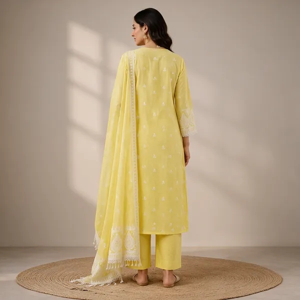 Yellow_Mal_Chanderi_Embroidered_Straight_Kurta_3_Piece_Suit_For_Women