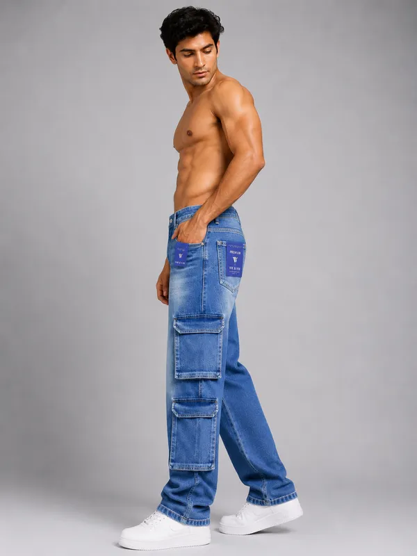 CARGO_8POCKET_DENIM_JEANS_FOR_MENS