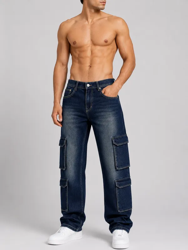 Cargo_Baggy_Fit_8_Pocket_denim_jeans_for_mens