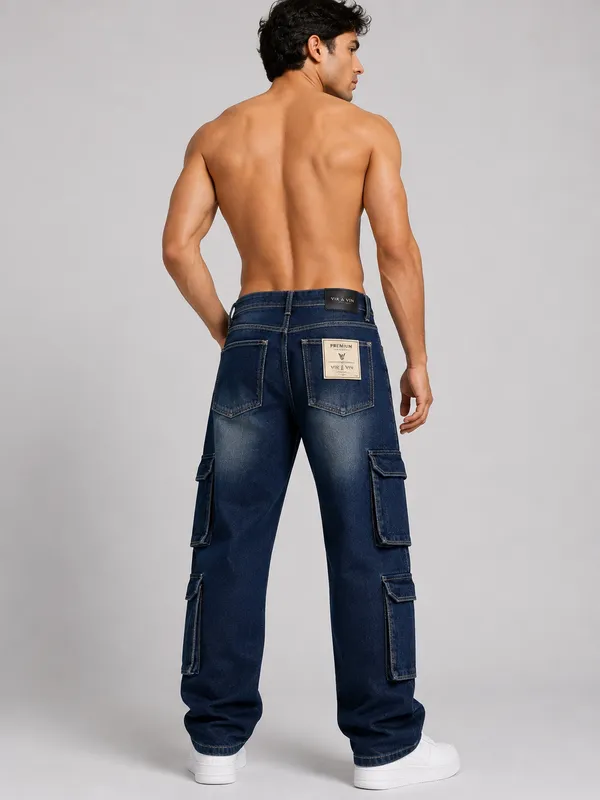 Cargo_Baggy_Fit_8_Pocket_denim_jeans_for_mens