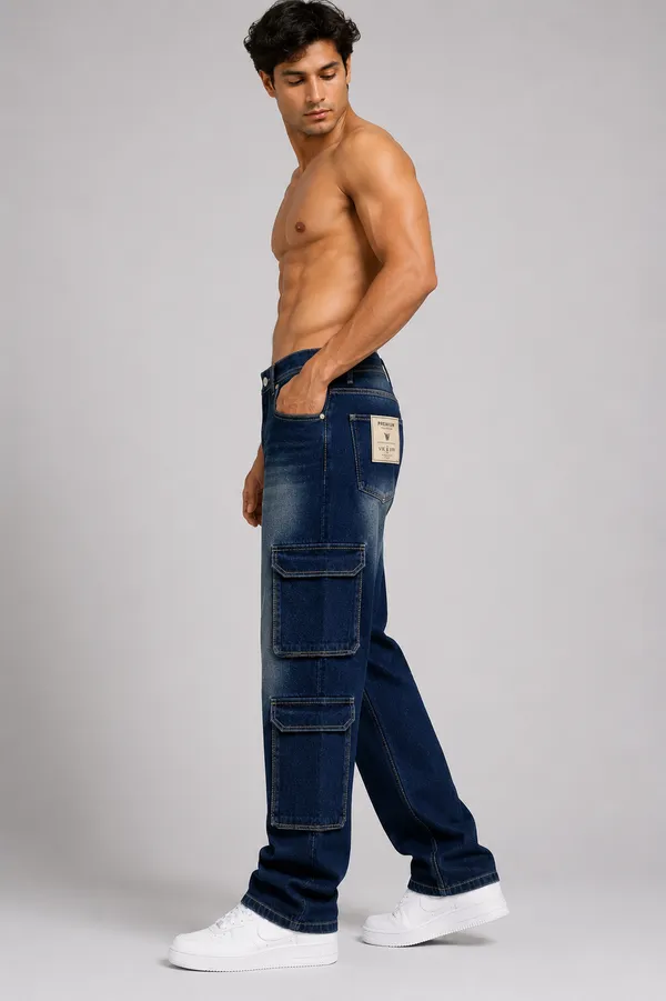 Cargo_Baggy_Fit_8_Pocket_denim_jeans_for_mens