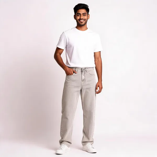 Light_Grey_Denim_Straight_Fit_Jeans_For_Men