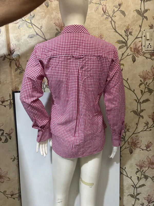 Pink_Gingham_Regular_Fit_Shirt