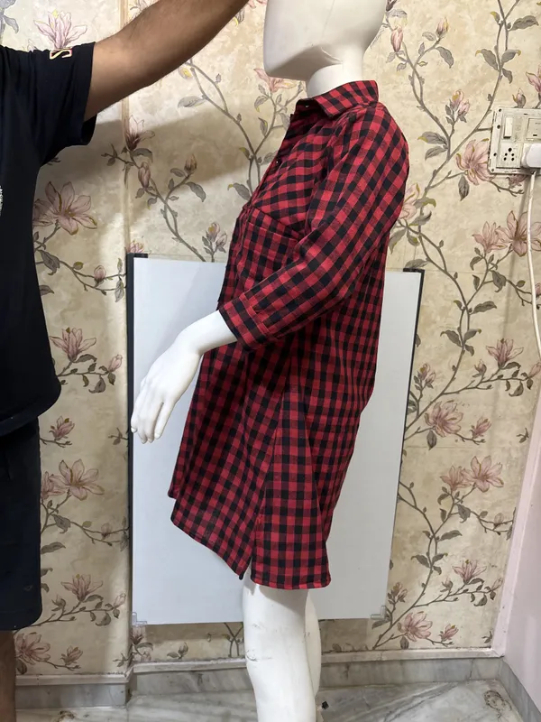 Red_&_Black_Gingham_Shirt_Dress