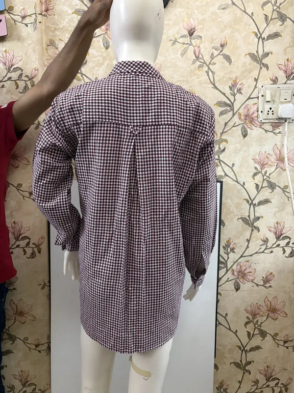 Brown_Gingham_Little_Long_Shirt