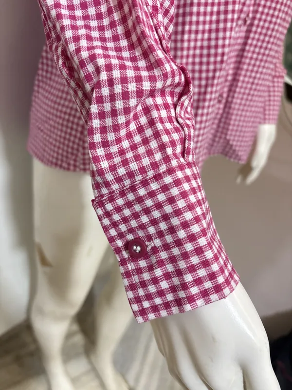 Pink_Gingham_Regular_Fit_Shirt
