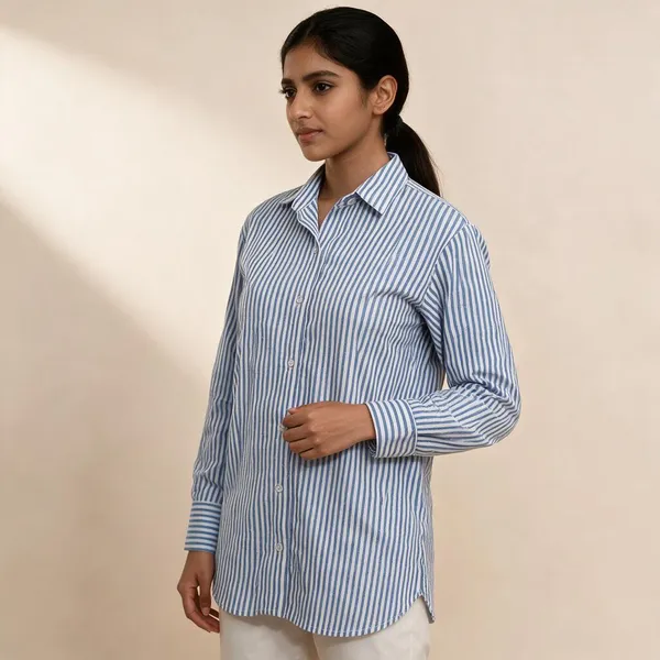 Blue_Cotton_Relaxed_Fit_Pinstripe_Full_Sleeve_Shirt_For_Women