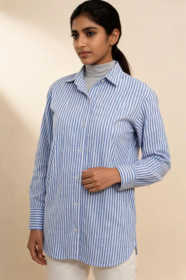 Blue_Cotton_Relaxed_Fit_Pinstripe_Full_Sleeve_Shirt_For_Women