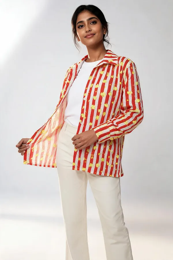 Red_Yellow_Cotton_Crinkle_Relaxed_Fit_Floral_Stripe_Shirt_For_Women