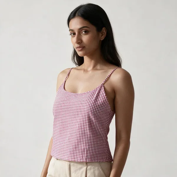 Purple_Cotton_Backless_Criss_Cross_Gingham_Cami_Top_For_Women