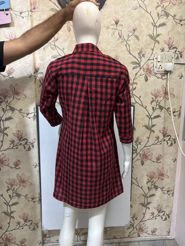 Red_&_Black_Gingham_Shirt_Dress