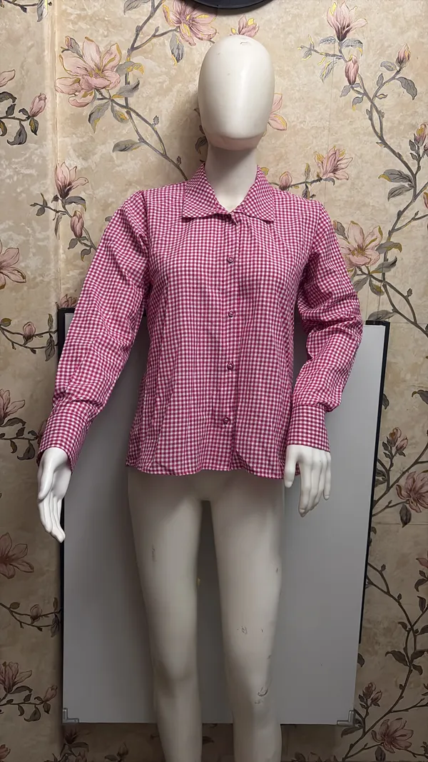 Pink_Gingham_Regular_Fit_Shirt