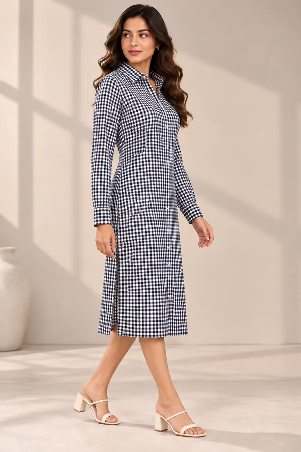 MONOCHROME_CHECKERED_SHIRT_DRESS