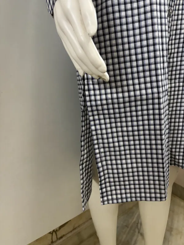 Black_And_White_Gingham_Shirt_Dress