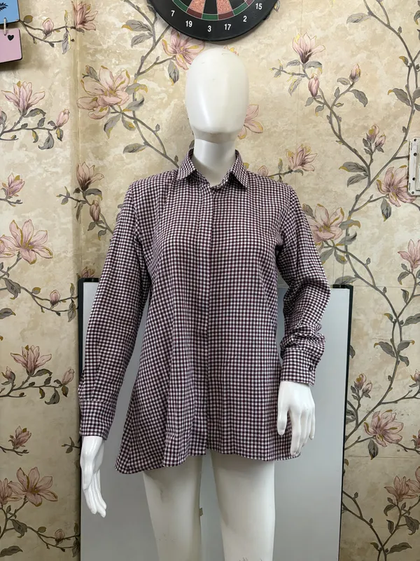 Brown_Gingham_Little_Long_Shirt