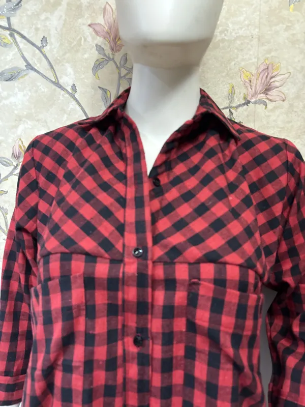 Red_&_Black_Gingham_Shirt_Dress