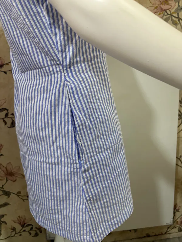 Blue_Striped_Sleeveless_Mini_Dress