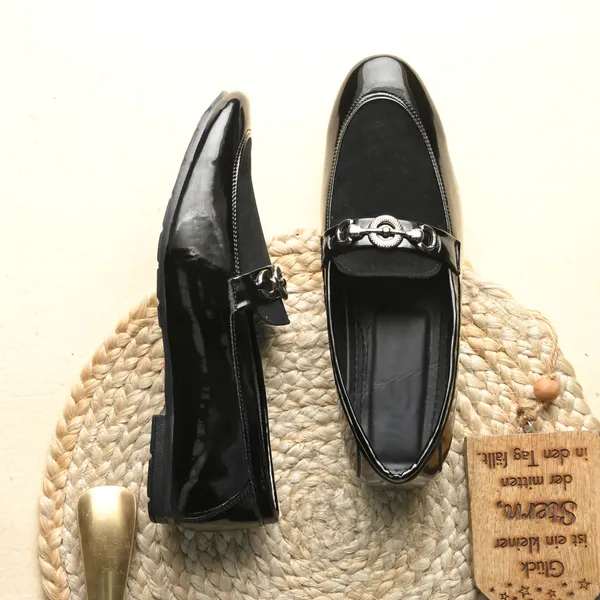 Black_Faux_Leather_Formal_Loafers_For_Men
