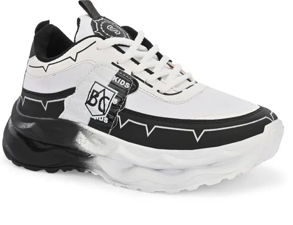 Black_And_Green_Mesh_Lace-Ups_Casual_Sneakers_For_Men