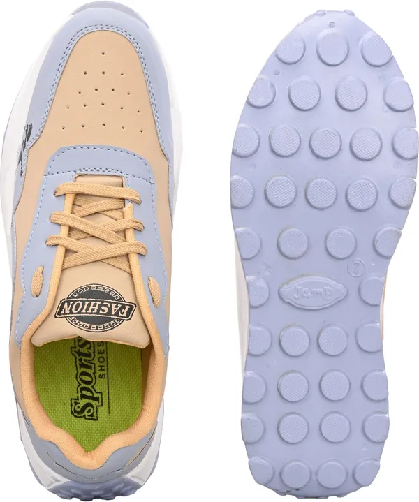 Purple_And_Orange_Mesh_Lace-Ups_Casual_Sneakers_For_Men