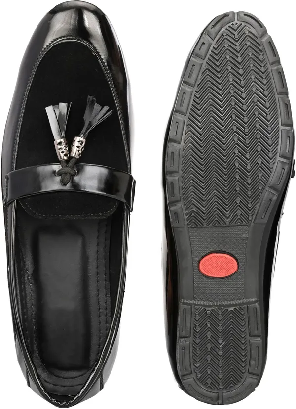 Black_Faux_Leather_Slip-On_Formal_Loafers_For_Men