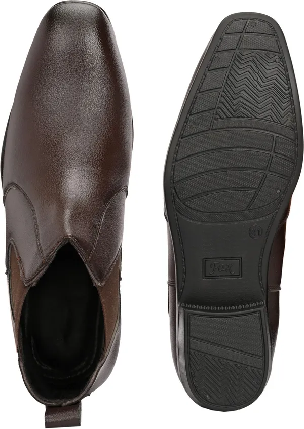 IND_TheShoeCompany_Men's_Raspberry_Chelsea_Boots_Stylish_Casual_and_Formal_Ankle_Boots_Boots_For_Men_(Brown_,_6)