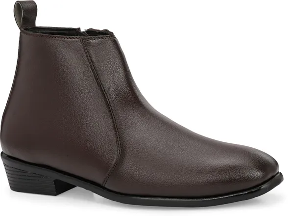 IND_TheShoeCompany_Men's_Raspberry_Chelsea_Boots_Stylish_Casual_and_Formal_Ankle_Boots_Boots_For_Men_(Brown_,_6)