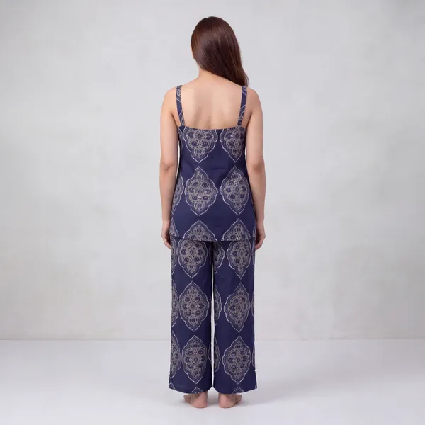 Navy_Printed_Sleeveless_Pajama_Set_for_Women