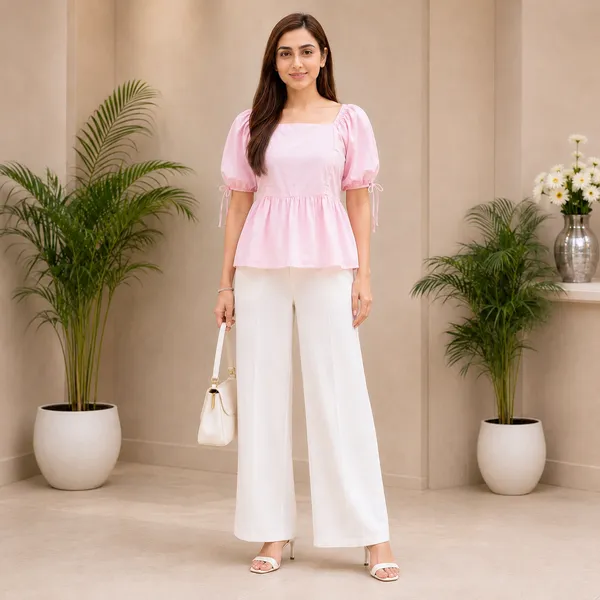 Pink_Peplum_Top_for_Women