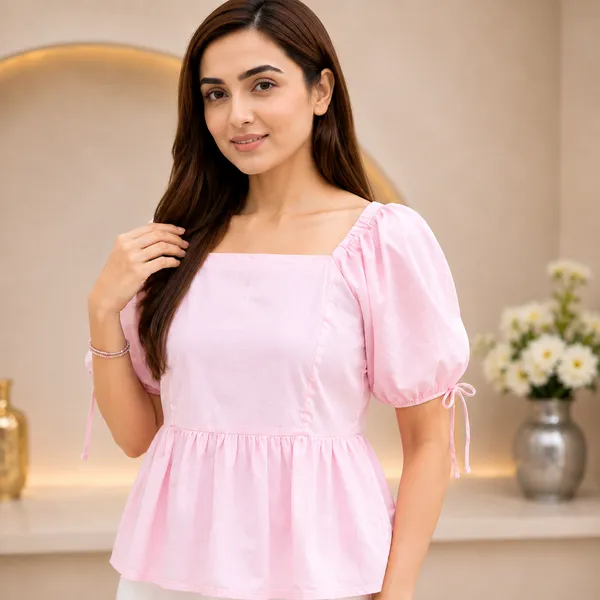 Pink_Peplum_Top_for_Women