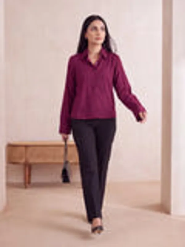 Berry_Maroon_Rayon_Shirt