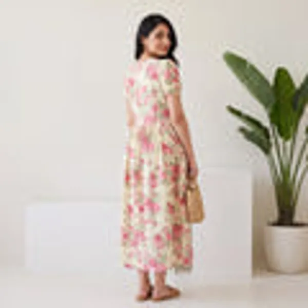 Buttery_Ivory_Rose_Print_Cotton_Maxi_Dress