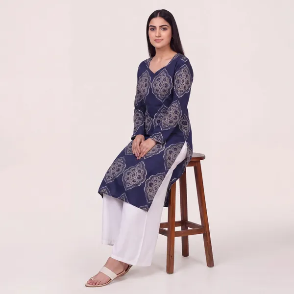 Navy_Blue_Printed_Straight_Kurta_for_Women