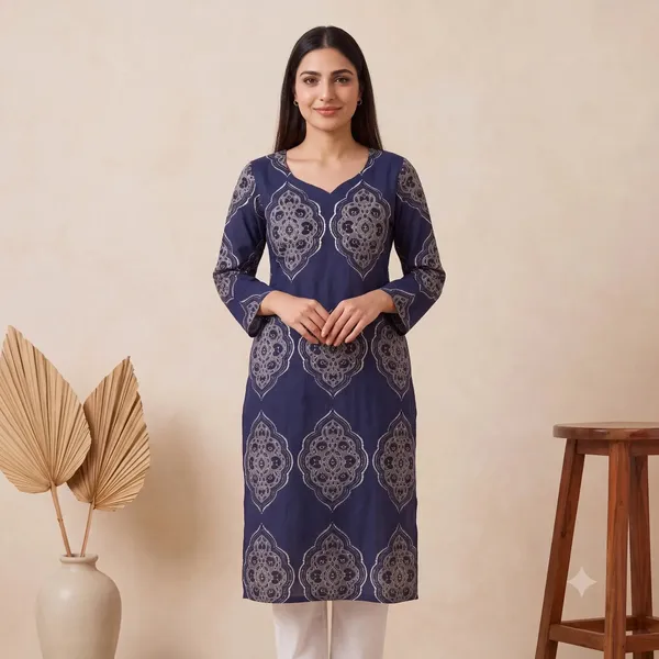 Navy_Blue_Printed_Straight_Kurta_for_Women