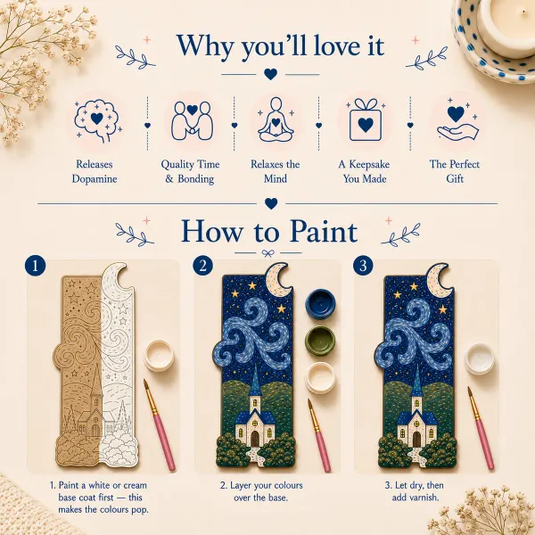 Starry_night_-"SIP_&_PAINT"-_D.I.Y_Bookmark_kit