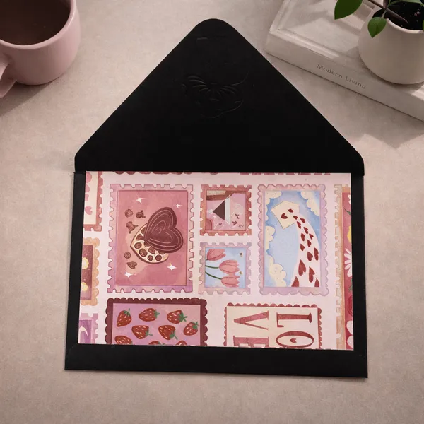 Pink_Stamp_Love_Postcard_With_Envelope