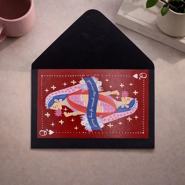 My_Queen_Postcard_With_Envelope