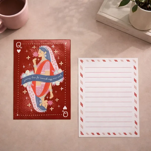 My_Queen_Postcard_With_Envelope