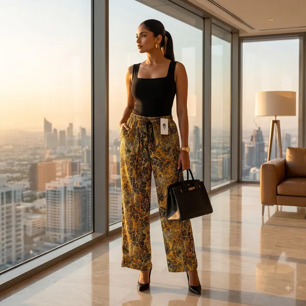 Yellow_Printed_Wide_Leg_Palazzo_Pants_For_Women