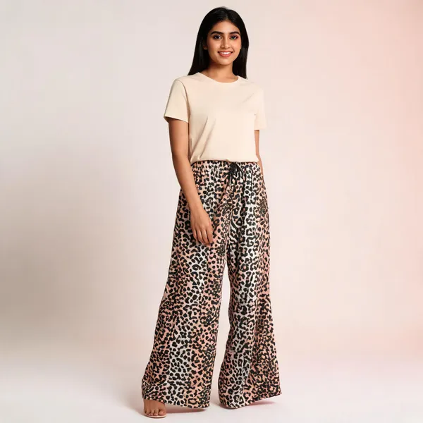 Black_Peach_Rayon_Wide_Leg_Leopard_Print_Palazzo_Pant_For_Women