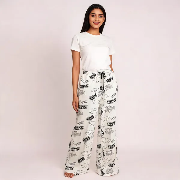 White_Rayon_Relaxed_Fit_Cloud_Graphic_Print_Palazzo_Pant_For_Women