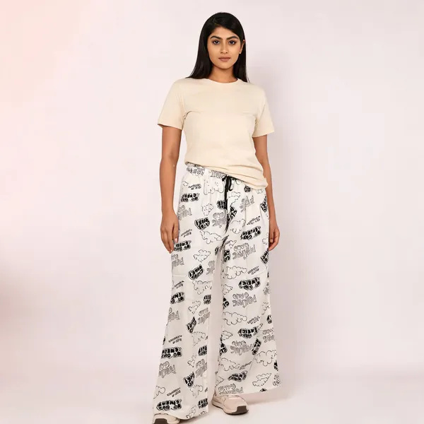 White_Rayon_Relaxed_Fit_Cloud_Graphic_Print_Palazzo_Pant_For_Women