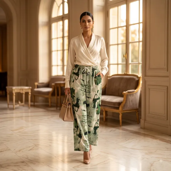 Green_Printed_Wide_Leg_Trousers_for_Women